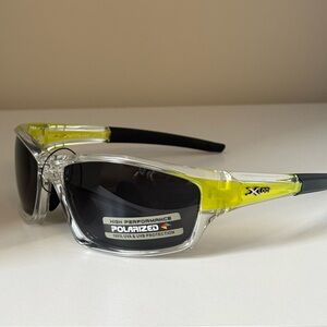 XLoop Polarized Sunglasses with Yellow Accents